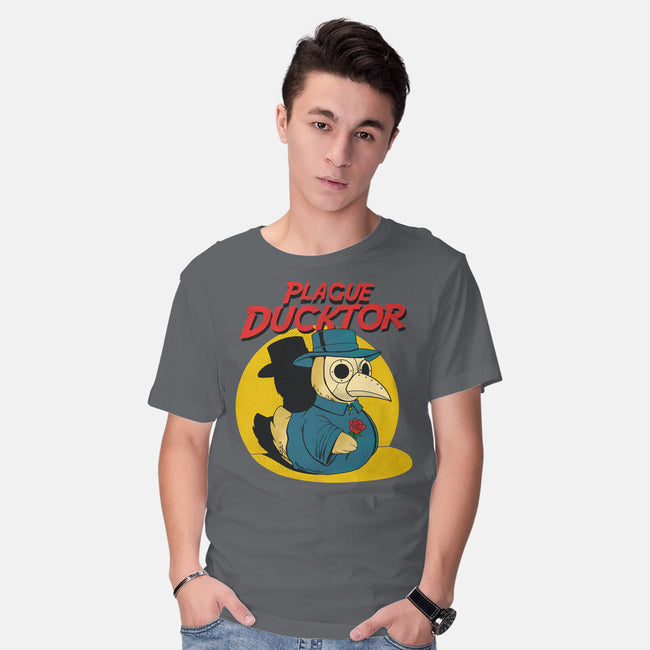 The Plague Ducktor-Mens-Basic-Tee-dandingeroz