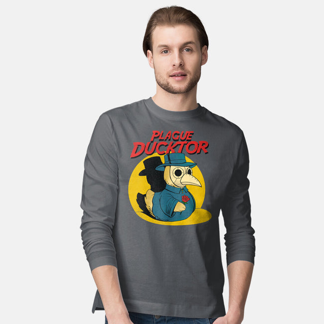 The Plague Ducktor-Mens-Long Sleeved-Tee-dandingeroz