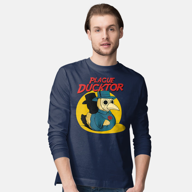 The Plague Ducktor-Mens-Long Sleeved-Tee-dandingeroz