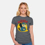 The Plague Ducktor-Womens-Fitted-Tee-dandingeroz