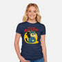 The Plague Ducktor-Womens-Fitted-Tee-dandingeroz