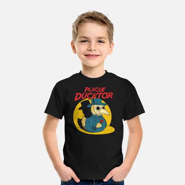 The Plague Ducktor-Youth-Basic-Tee-dandingeroz