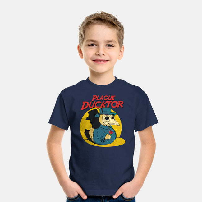 The Plague Ducktor-Youth-Basic-Tee-dandingeroz