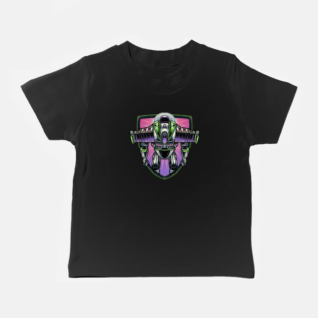 The Mission Beyond Infinity-Baby-Basic-Tee-glitchygorilla