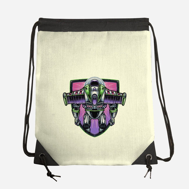 The Mission Beyond Infinity-None-Drawstring-Bag-glitchygorilla