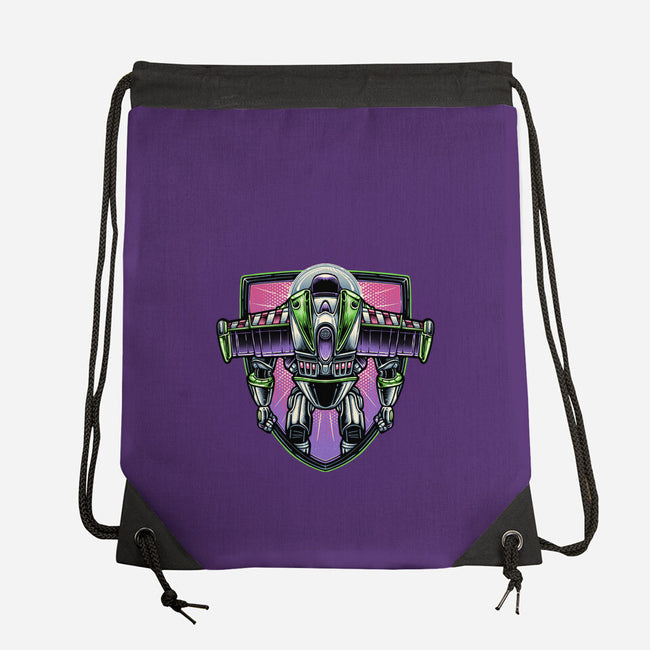 The Mission Beyond Infinity-None-Drawstring-Bag-glitchygorilla