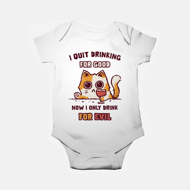I Quit Drinking For Good-Baby-Basic-Onesie-kg07