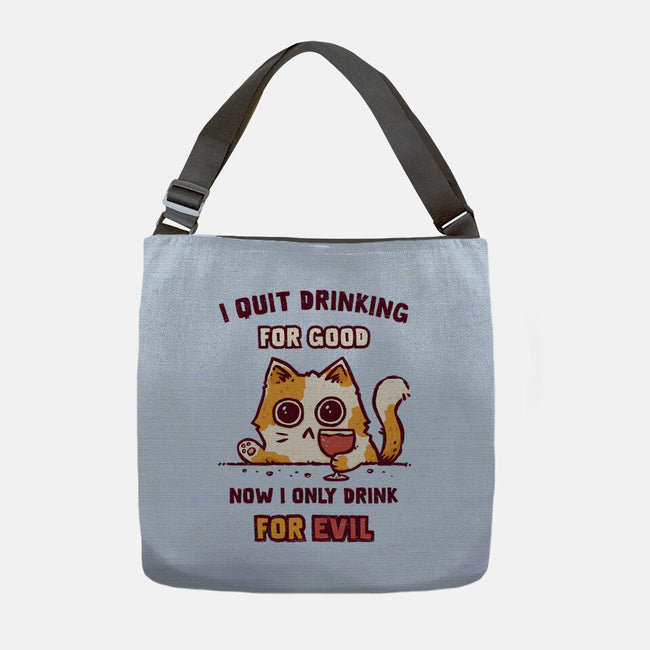 I Quit Drinking For Good-None-Adjustable Tote-Bag-kg07