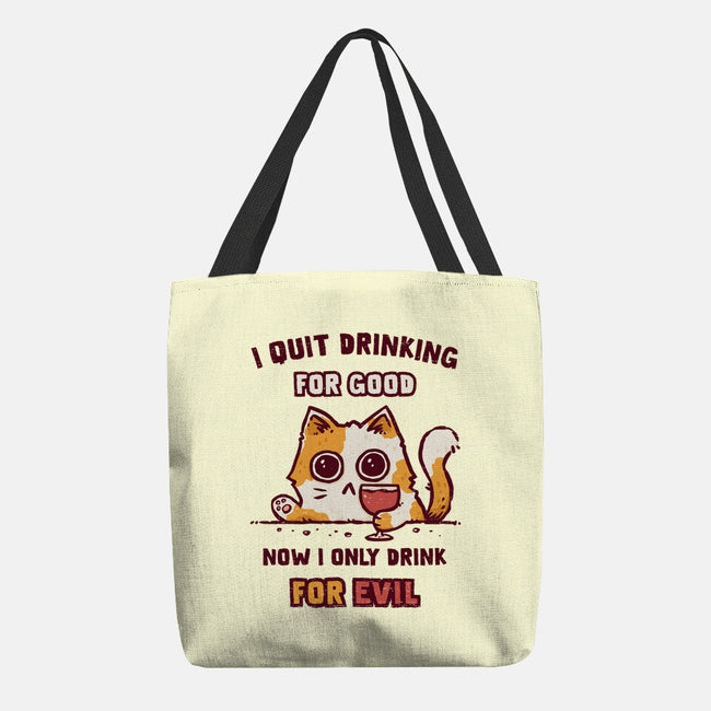 I Quit Drinking For Good-None-Basic Tote-Bag-kg07