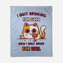 I Quit Drinking For Good-None-Fleece-Blanket-kg07
