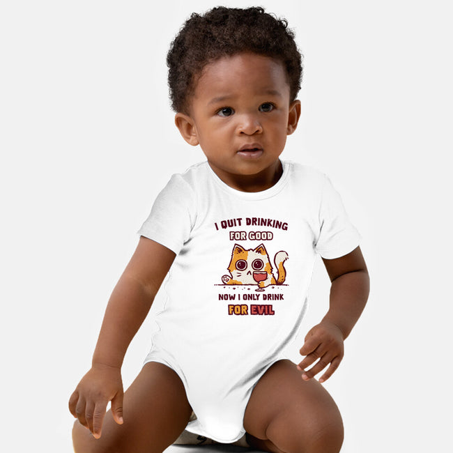 I Quit Drinking For Good-Baby-Basic-Onesie-kg07