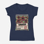 Demogreens-Womens-V-Neck-Tee-Loobs