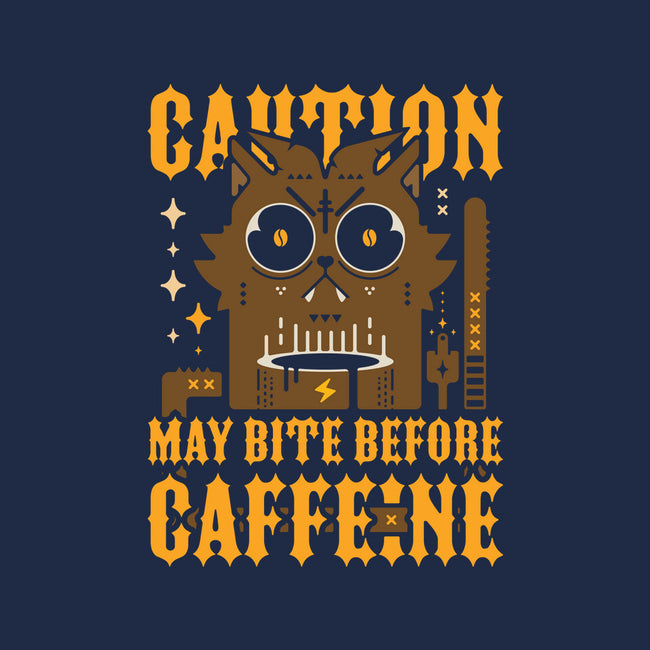 May Bite Before Caffeine-None-Adjustable Tote-Bag-BadBox