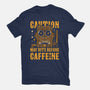 May Bite Before Caffeine-Womens-Fitted-Tee-BadBox