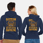 May Bite Before Caffeine-Unisex-Zip-Up-Sweatshirt-BadBox