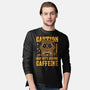 May Bite Before Caffeine-Mens-Long Sleeved-Tee-BadBox