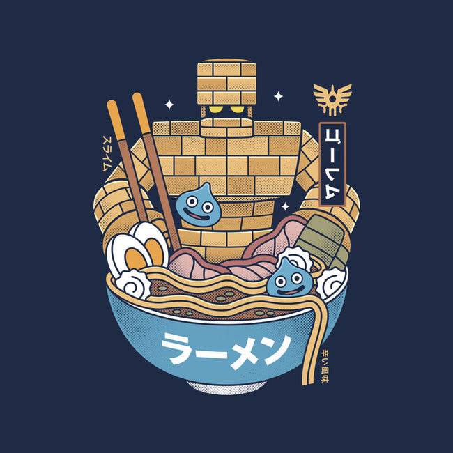 Erdrea Monsters Ramen Grunge-None-Stretched-Canvas-LAGELANTEE