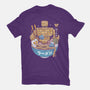 Erdrea Monsters Ramen Grunge-Womens-Basic-Tee-LAGELANTEE