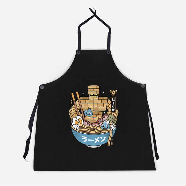 Erdrea Monsters Ramen Grunge-Unisex-Kitchen-Apron-LAGELANTEE