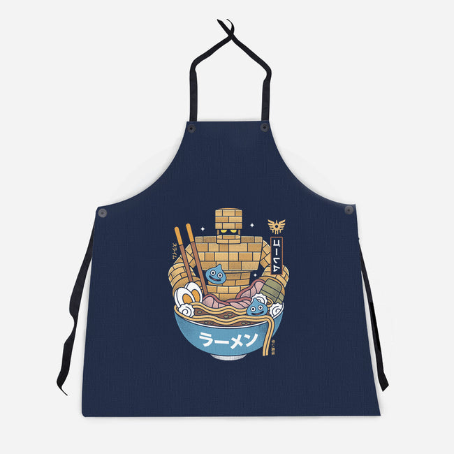 Erdrea Monsters Ramen Grunge-Unisex-Kitchen-Apron-LAGELANTEE