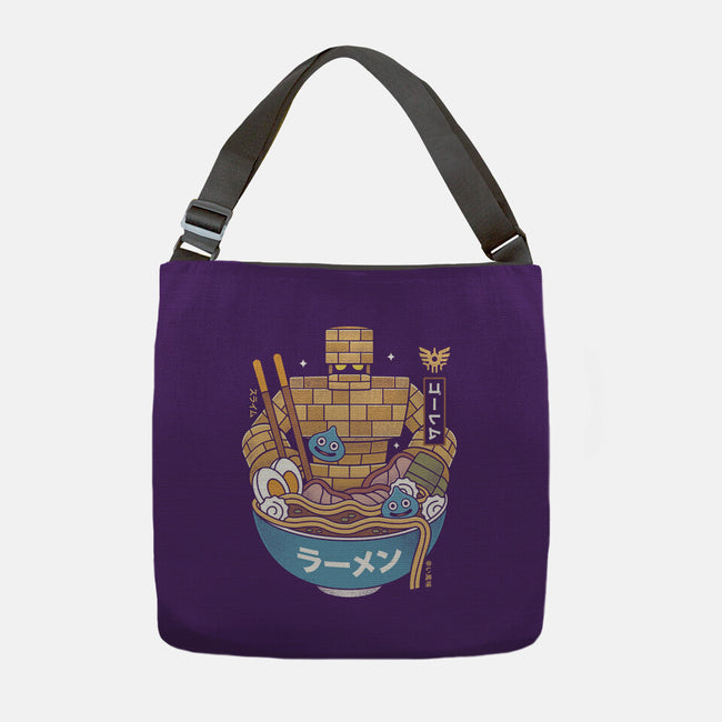 Erdrea Monsters Ramen Grunge-None-Adjustable Tote-Bag-LAGELANTEE