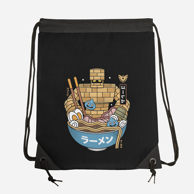 Erdrea Monsters Ramen Grunge-None-Drawstring-Bag-LAGELANTEE