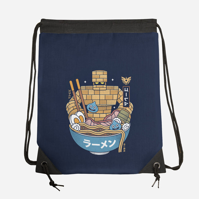 Erdrea Monsters Ramen Grunge-None-Drawstring-Bag-LAGELANTEE