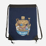 Erdrea Monsters Ramen Grunge-None-Drawstring-Bag-LAGELANTEE