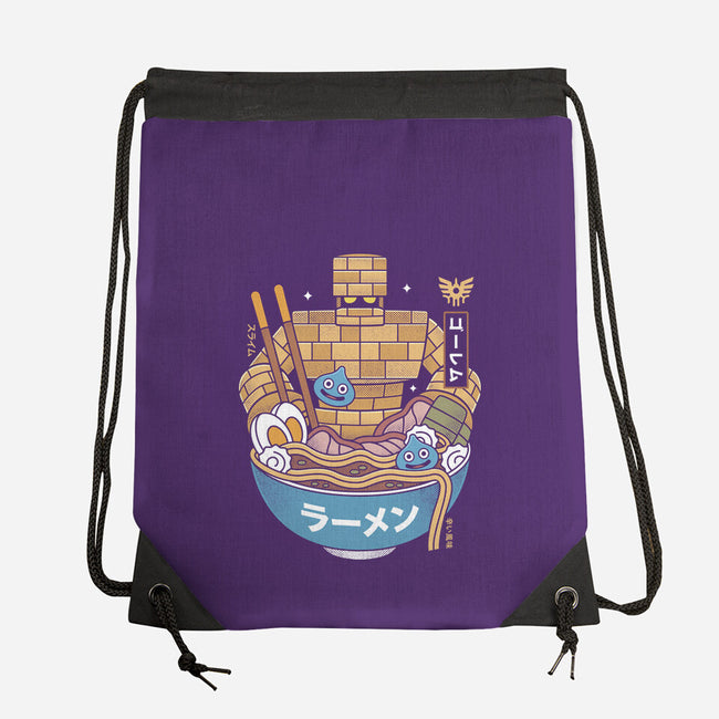 Erdrea Monsters Ramen Grunge-None-Drawstring-Bag-LAGELANTEE