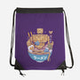 Erdrea Monsters Ramen Grunge-None-Drawstring-Bag-LAGELANTEE