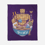 Erdrea Monsters Ramen Grunge-None-Fleece-Blanket-LAGELANTEE