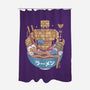 Erdrea Monsters Ramen Grunge-None-Polyester-Shower Curtain-LAGELANTEE