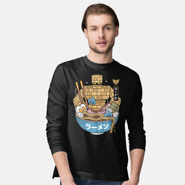 Erdrea Monsters Ramen Grunge-Mens-Long Sleeved-Tee-LAGELANTEE