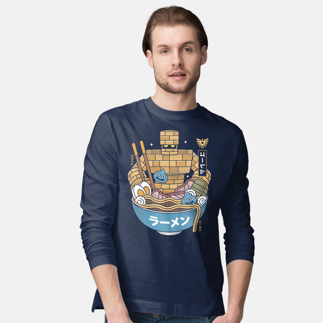 Erdrea Monsters Ramen Grunge-Mens-Long Sleeved-Tee-LAGELANTEE