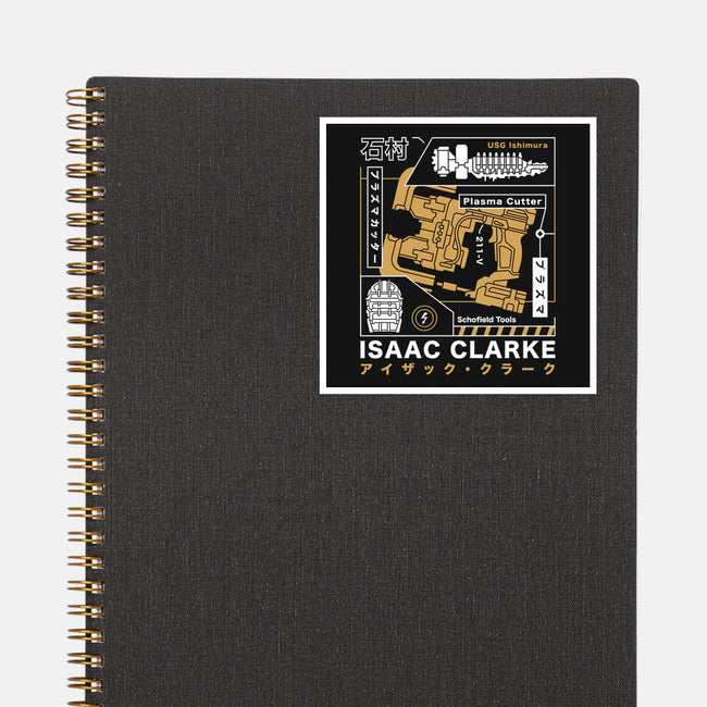 Isaac Clarke Aesthetic-None-Glossy-Sticker-LAGELANTEE