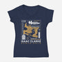 Isaac Clarke Aesthetic-Womens-V-Neck-Tee-LAGELANTEE
