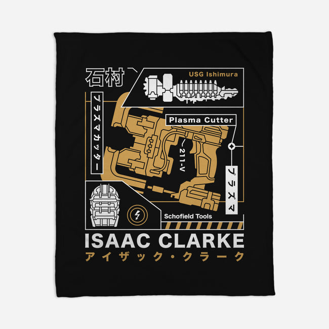 Isaac Clarke Aesthetic-None-Fleece-Blanket-LAGELANTEE