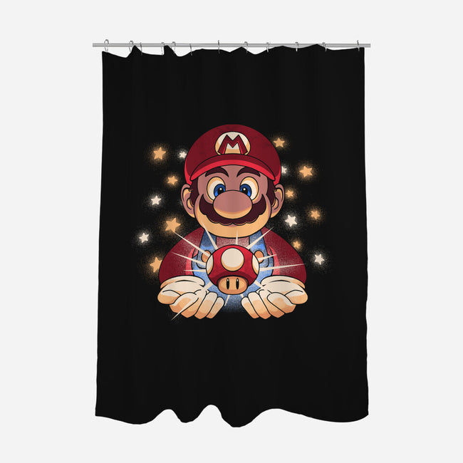 The Power Up-None-Polyester-Shower Curtain-grevalra