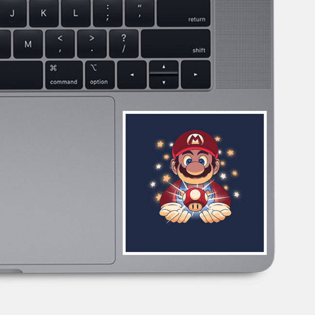 The Power Up-None-Glossy-Sticker-grevalra