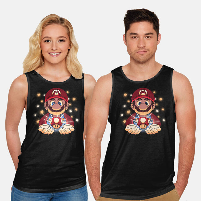 The Power Up-Unisex-Basic-Tank-grevalra