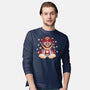 The Power Up-Mens-Long Sleeved-Tee-grevalra