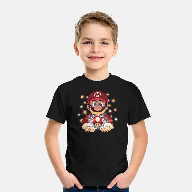 The Power Up-Youth-Basic-Tee-grevalra