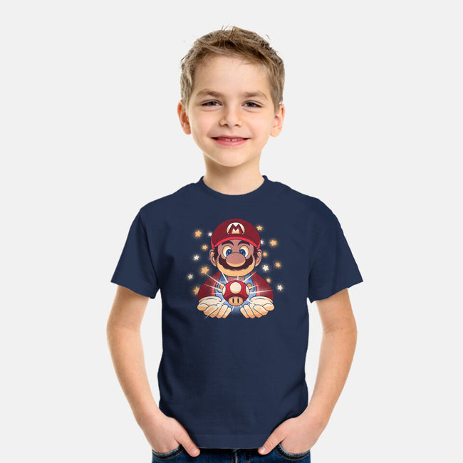 The Power Up-Youth-Basic-Tee-grevalra