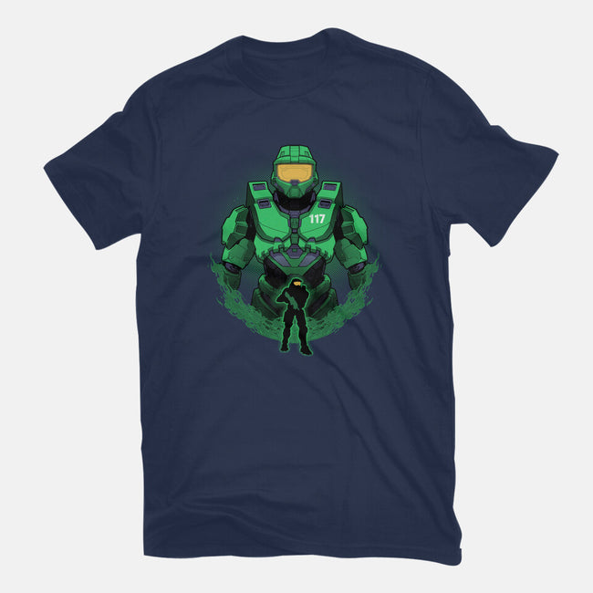 Spartan-117 Shadowwork-Womens-Fitted-Tee-Astrobot Invention