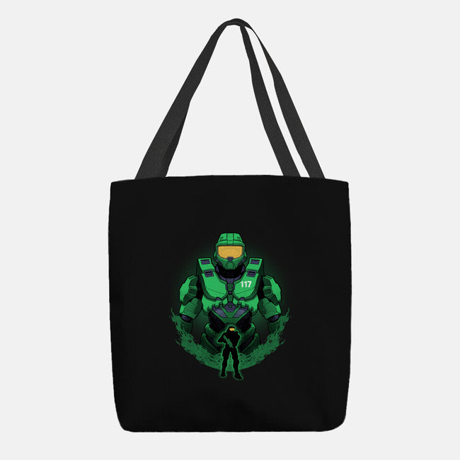 Spartan-117 Shadowwork-None-Basic Tote-Bag-Astrobot Invention