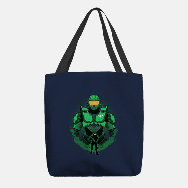 Spartan-117 Shadowwork-None-Basic Tote-Bag-Astrobot Invention