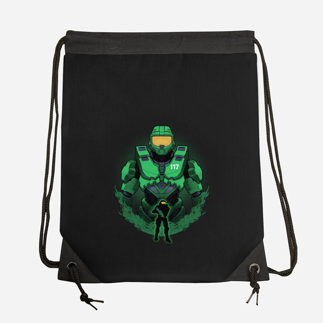 Spartan-117 Shadowwork-None-Drawstring-Bag-Astrobot Invention