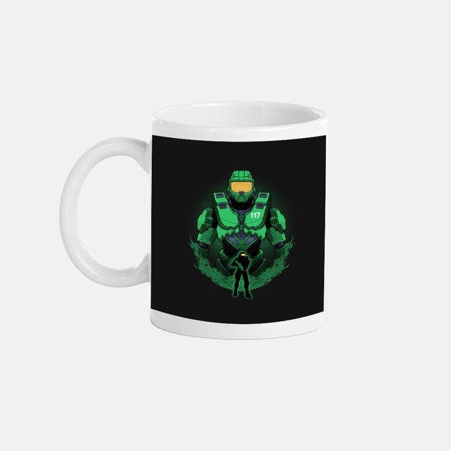 Spartan-117 Shadowwork-None-Mug-Drinkware-Astrobot Invention