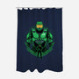 Spartan-117 Shadowwork-None-Polyester-Shower Curtain-Astrobot Invention
