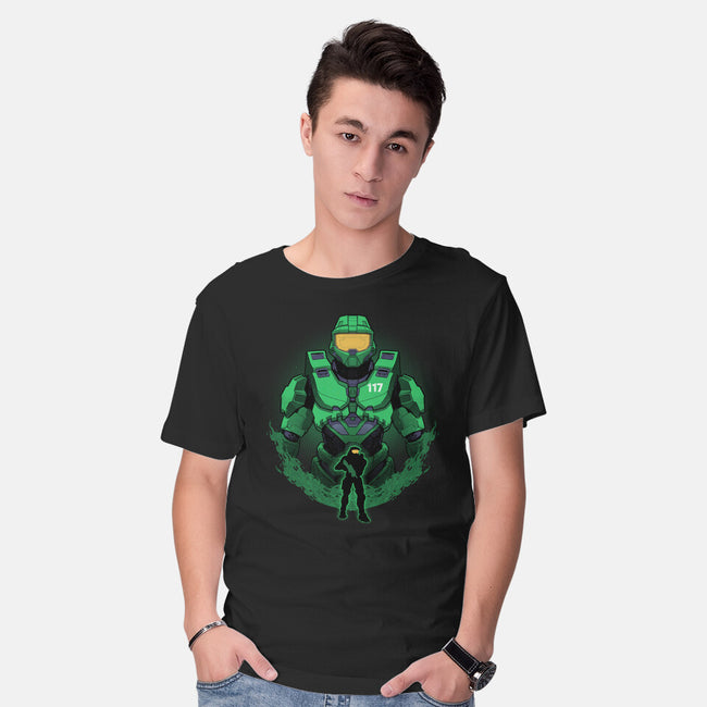 Spartan-117 Shadowwork-Mens-Basic-Tee-Astrobot Invention